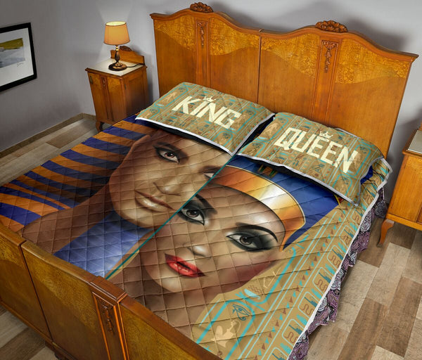 Egyptian King Queen - Bed Set - Love Quilt Bedding Set