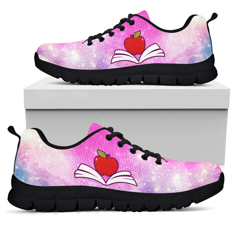 Teacher- Galaxy Bright Colors Kd Sneakers, Running Shoes, Shoes For Women, Shoes For Men, Cu- Love Sneakers