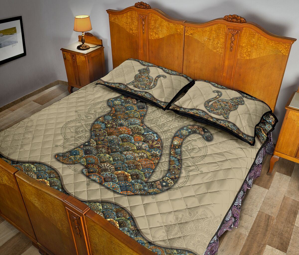 Quilt Bed Set - Mandala - Cat Lo - Love Quilt Bedding Set