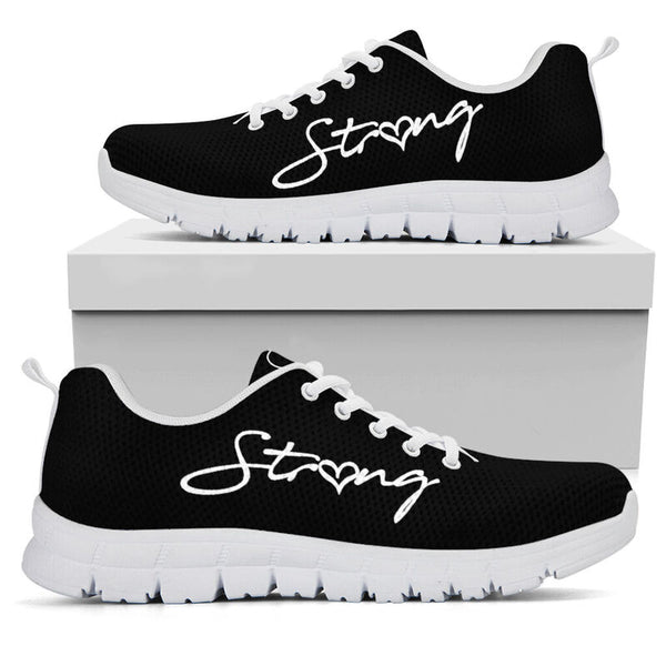 Teacher Strong All Black Sneakers, Running Shoes, Shoes For Women, Shoes For Men, Custom Sh- Love Sneakers