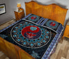 Bee Mandala Ying And Yang Style Quilt Bed Set - Love Quilt Bedding Set