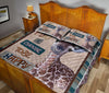 Giraffe Today I Choose Tobe Happy Quilt Bed Set - Love Quilt Bedding Set
