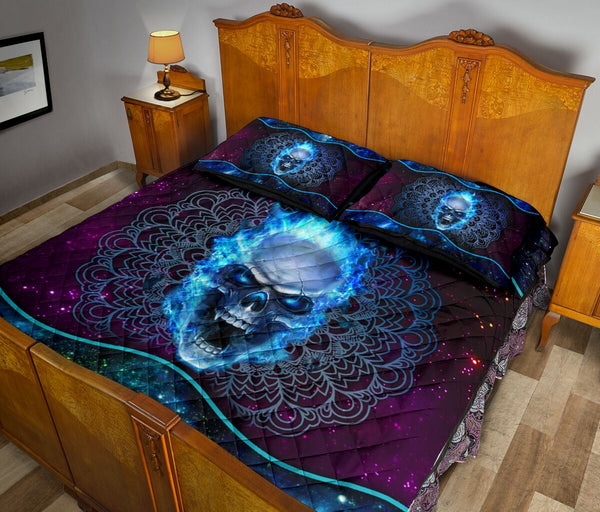 Quilt Bed Set - Skull 52 - Love Quilt Bedding Set