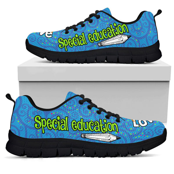 Special Education Love Inspire Sneakers, Running Shoes, Shoes For Women, Shoes For Men, Cust- Love Sneakers