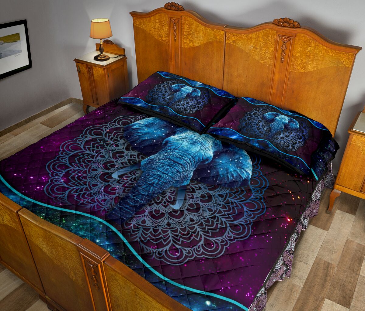 Quilt Bed Set - Elephant 90 - Love Quilt Bedding Set