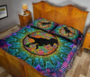 Dinosaur Hippie Style Quilt Bed Set - Love Quilt Bedding Set