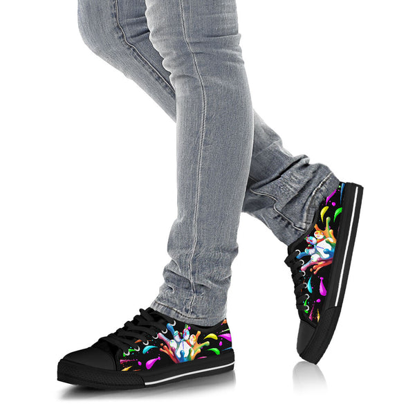 Dog Mom Color Splash - Low TopShoe - Love Love Top Shoes