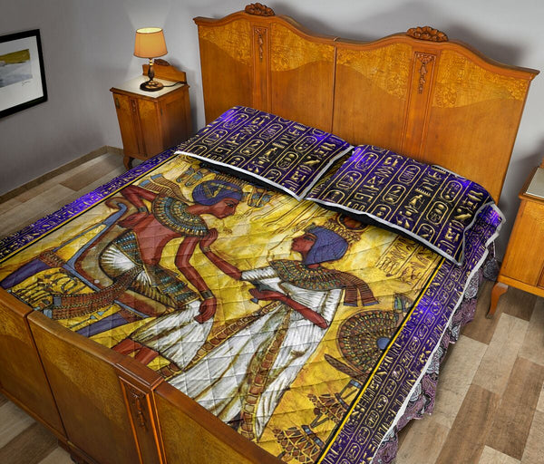 Egyptians Galaxy - Bed Set - Love Quilt Bedding Set