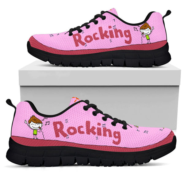 Learning &ampamp Rocking  Pink Sneakers, Runni- Love Sneakers