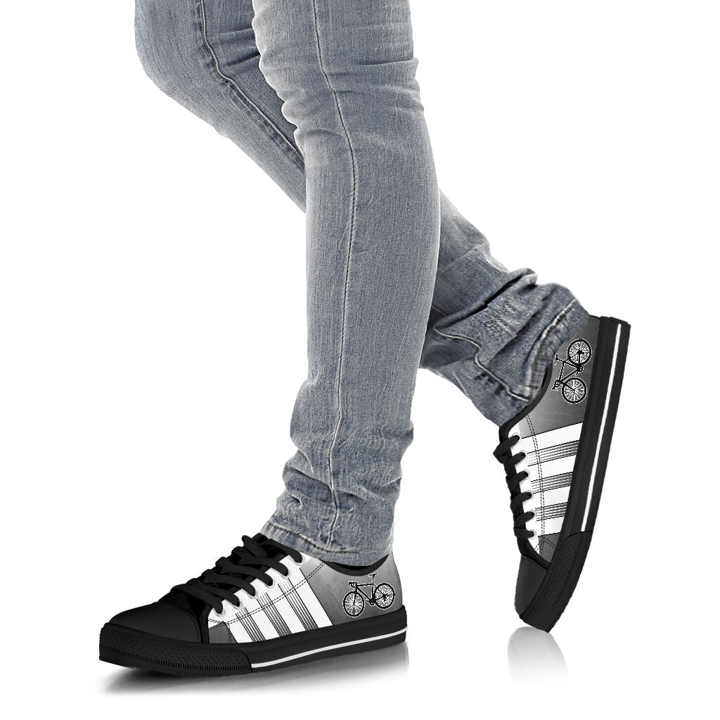 Cycling 4 Stripes - Low Top Shoe - Love Love Top Shoes