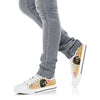 Dachshund In Drawing Background - Low Top Shoe - Love Love Top Shoes