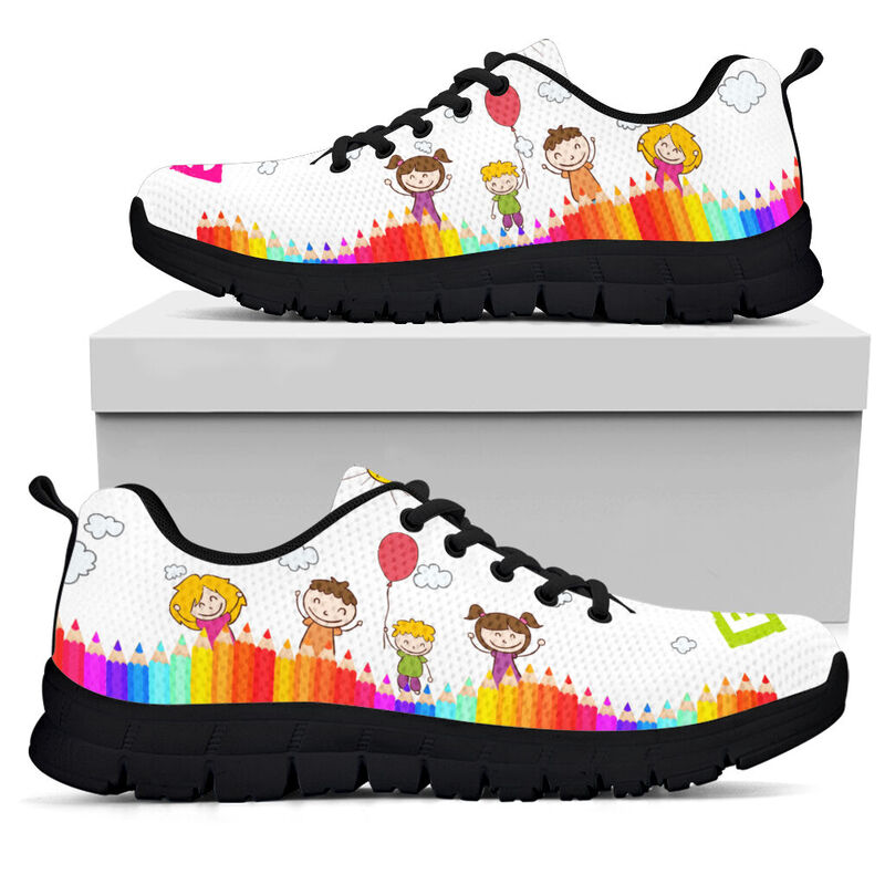 Child Care Abc White Kd Sneakers, Running S- Love Sneakers