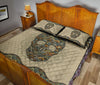 Quilt Bed Set - Skull - Mandala 8 - Love Quilt Bedding Set