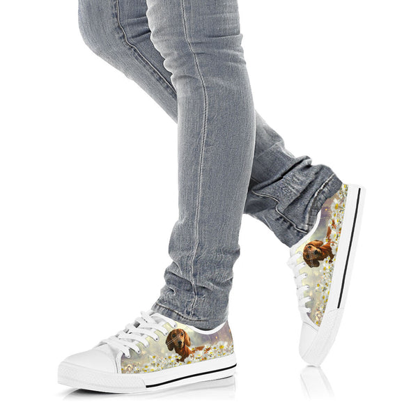 Dachshund Daisy - Low Top Shoe - Love Love Top Shoes
