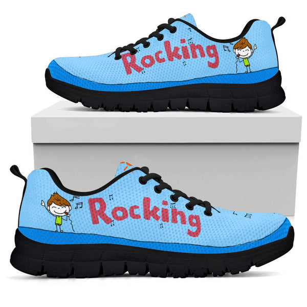 Teaching And Rocking Child Blue Kd Sneakers, Running Shoes, Shoes For Women, Shoes For Men, - Love Sneakers