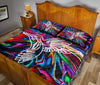 Hummingbird Animal Hippie Style Quilt Bed Set- Love Quilt Bedding Set