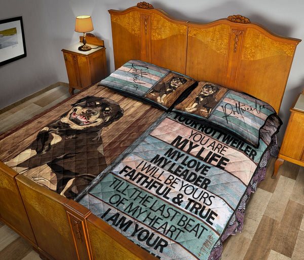 Rottweiler Your Friend - Bed Set - Love Quilt Bedding Set