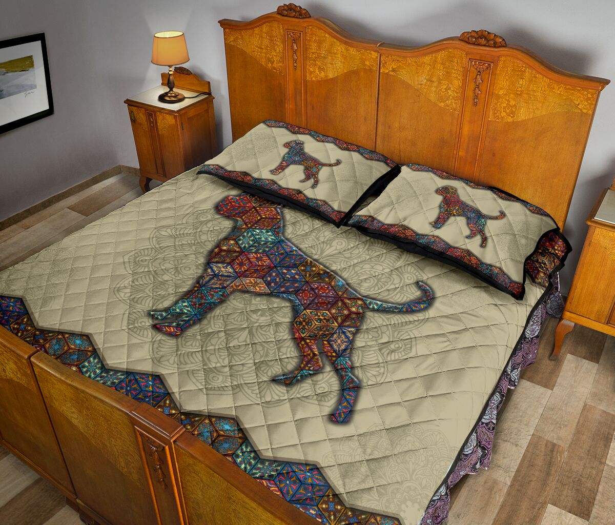 Quilt Bed Set - Mandala - Boxer 57 - Love Quilt Bedding Set