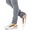 Cycling White Mix Red - Low Top Shoe - Love Love Top Shoes