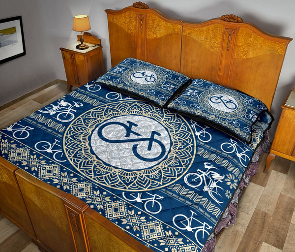 Cycling Mandala Pattern - Bed Set - Love Quilt Bedding Set