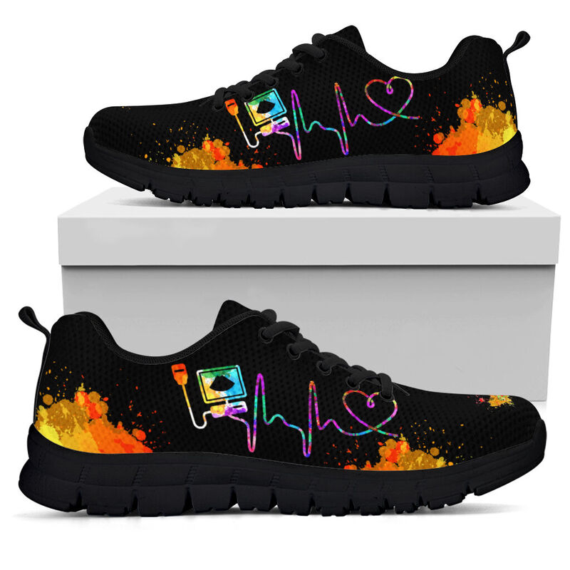Cardiac Sonographer-art Heartbeat Kd Sneakers, Running Shoes, Shoes For Women, Shoes For- Love Sneakers