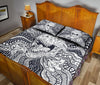 Dinosaurs Monochrome Style Quilt Bed Set- Love Quilt Bedding Set