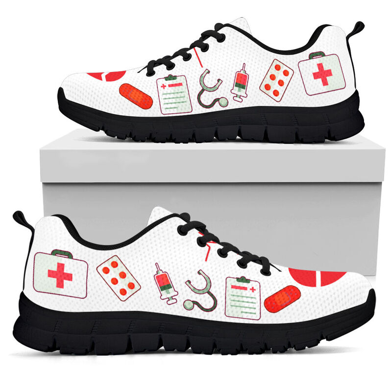 Nurse Sneakers, Runni- Love Sneakers