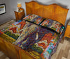 Elephant Paper Mosaic Style Quilt Bed Set - Love Quilt Bedding Set