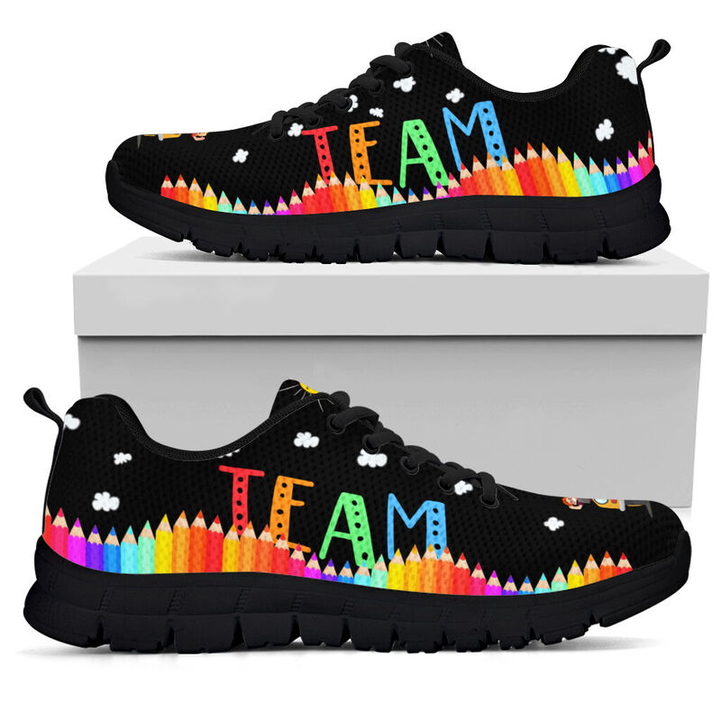 School Bus Woman Team Sneakers, Runni- Love Sneakers