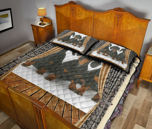 Dachshund Curtain - Bed Set - Love Quilt Bedding Set