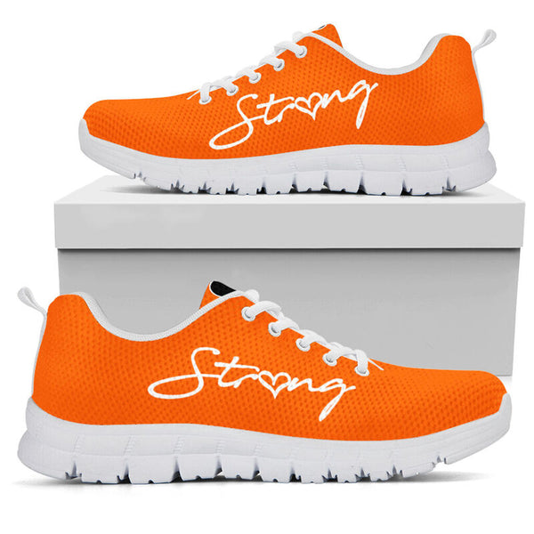 Teacher Strong Orange Sneakers, Running Shoes, Shoes For Women, Shoes For Men, Custom Shoes,- Love Sneakers