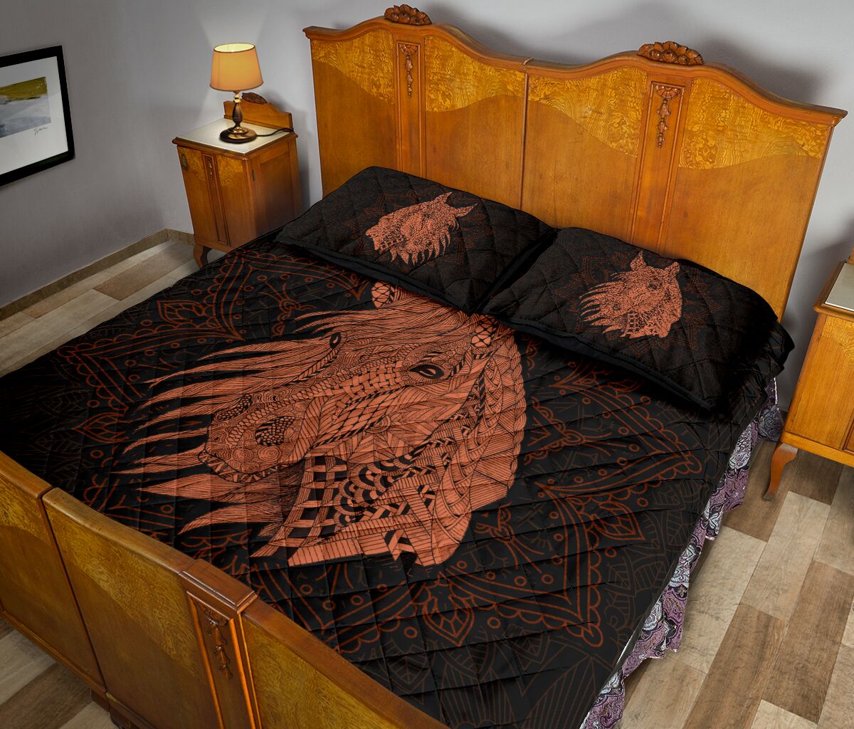 Horse Quilt Bed Set 51 - Love Quilt Bedding Set