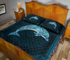 Dolphin Mandala Blue Quilt Bet Set - Love Quilt Bedding Set