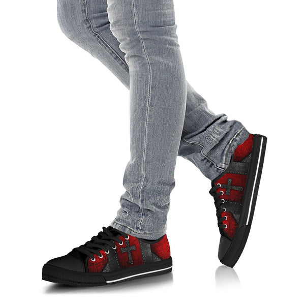 Skull Never Die Low Top Shoe - Love Low Top Shoes