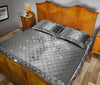 God Cross Metal Diamond Light Style Quilt Bed Set - Love Quilt Bedding Set