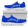 Librarian Strong Royal Blue Black Sneakers, Running Shoes, Shoes For Women, Shoes For Men, C- Love Sneakers