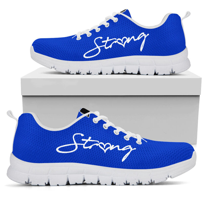 Librarian Strong Royal Blue Black Sneakers, Running Shoes, Shoes For Women, Shoes For Men, C- Love Sneakers