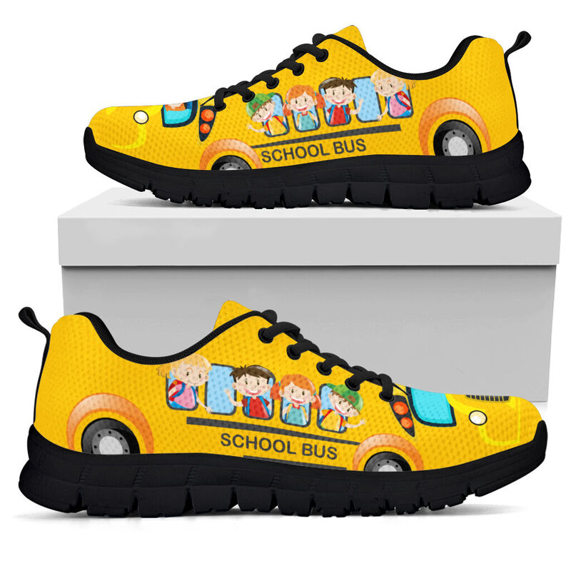 School Bus Woman Drive 2 Kd Sneakers, Runni- Love Sneakers