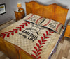 Baseball Is My Life Hobbies Quilt Bed Set - Love Quilt Bedding Set