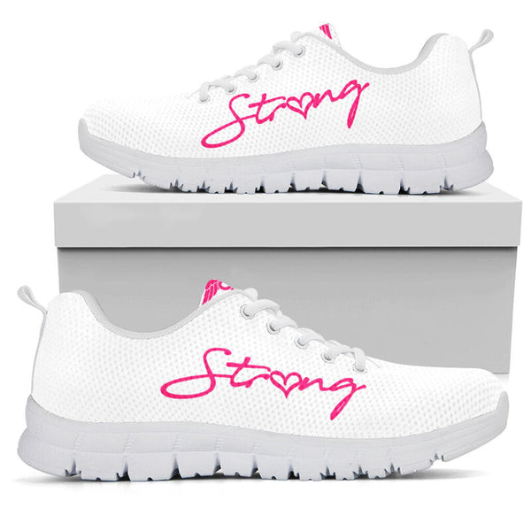 Nurse-strong Pink - White Sneakers, Running Shoes, Shoes For Women, Shoes For Men, Custom Sh- Love Sneakers