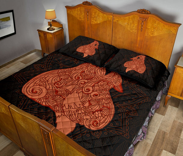 Fox Quilt Bed Set 10 - Love Quilt Bedding Set