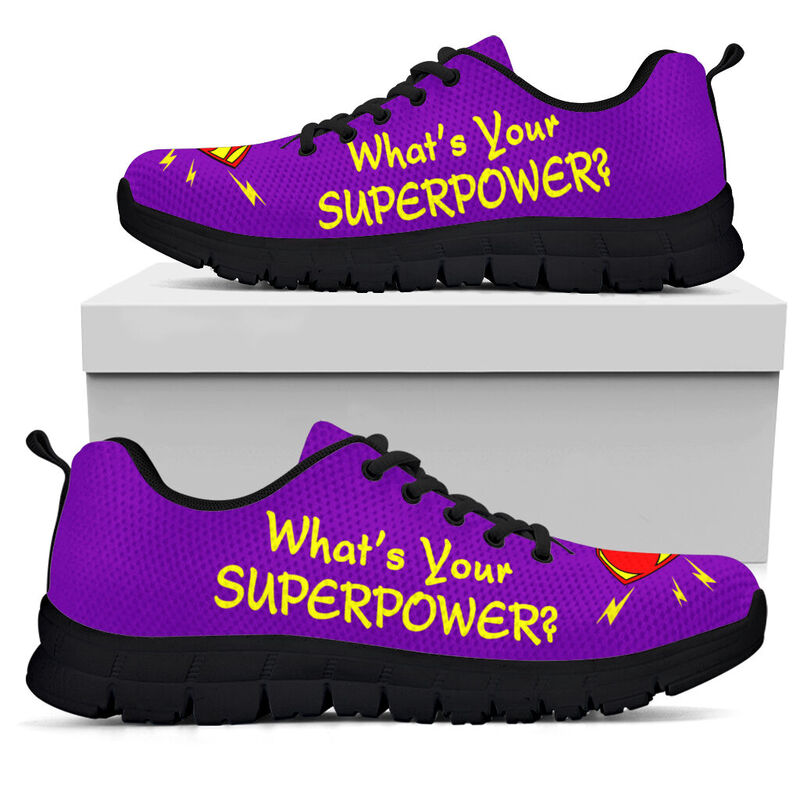 Cna- What's Your Superpower Purple Kd Sneakers, Running Shoes, Shoes For Women, Shoes F- Love Sneakers