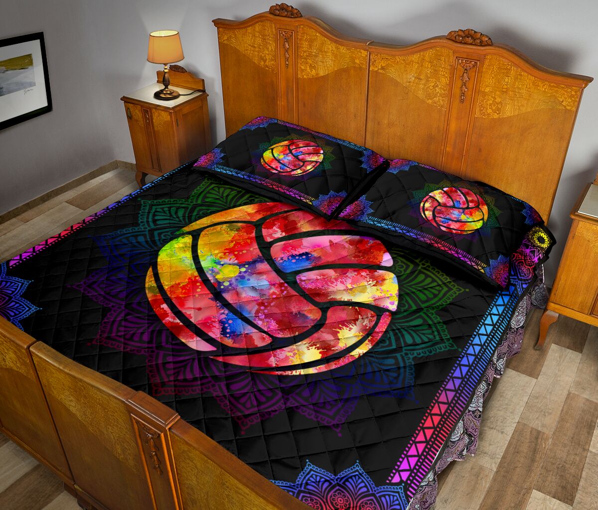 Quilt Bed Set - Volleyball 17 - Love Quilt Bedding Set