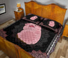 Pig Quilt Bed Set 19 - Love Quilt Bedding Set