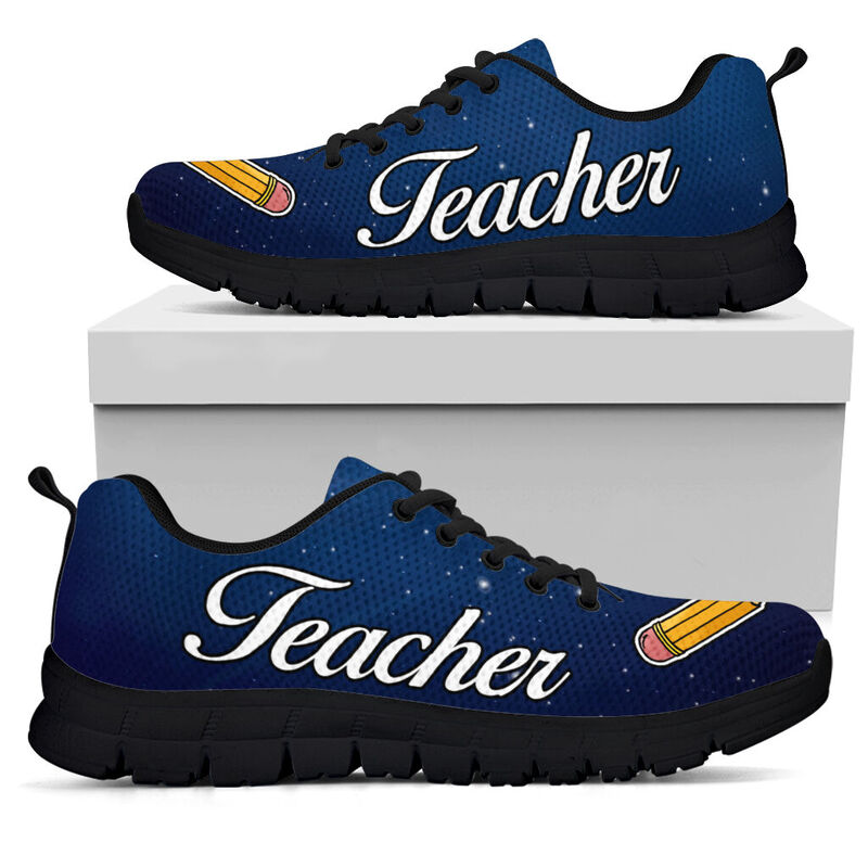Teacher I Will Teach You Sneakers, Running Shoes, Shoes For Women, Shoes For Men, Custom Sh- Love Sneakers