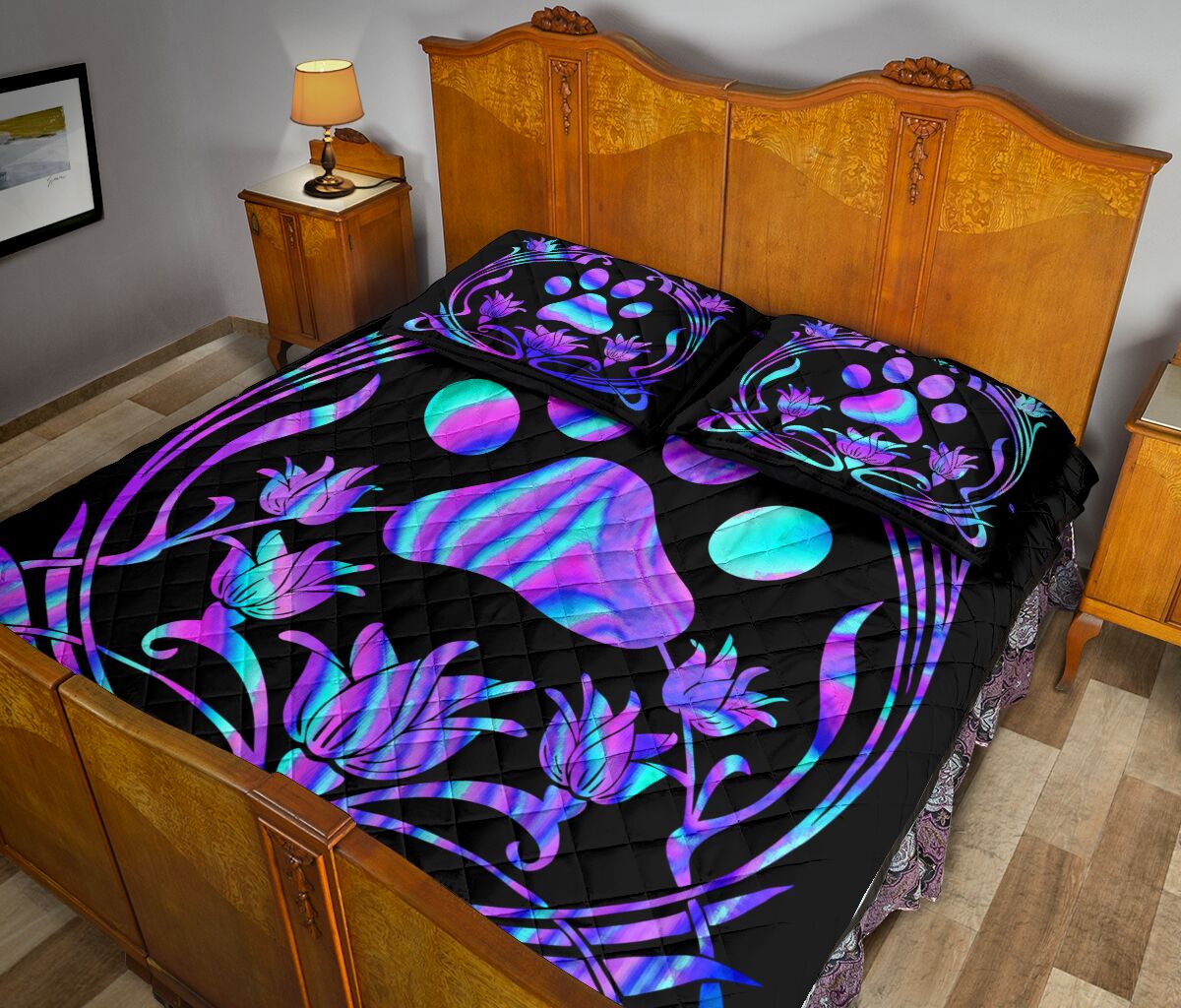 Quilt Bed Set - Paw 99 - Love Quilt Bedding Set