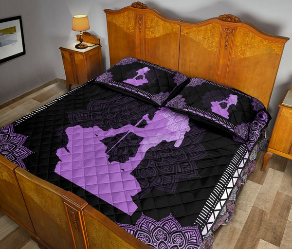 Hiking Quilt Bed Set 98 - Love Quilt Bedding Set