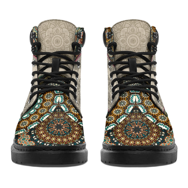 Cow - Vintage Mandala Asboot Sky - Love All Season Boots