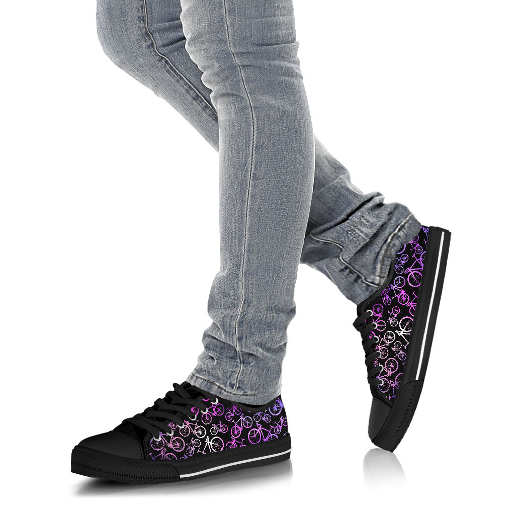 Cycling Purple Galaxy - Low TopShoe - Love Love Top Shoes
