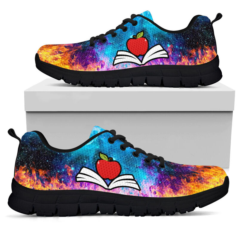Teacher- Galaxy- Fire Kd Sneakers, Running Shoes, Shoes For Women, Shoes For Men, Custom Sh- Love Sneakers